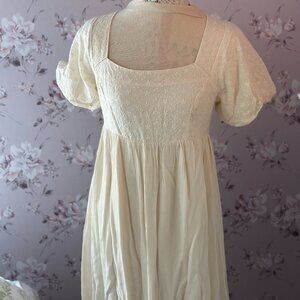 EYELETTE DRESS